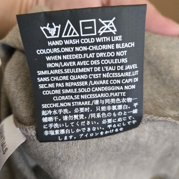 Fear of God ESSENTIALS Core Logo Jersey Long Sleeve T-Shirt XS - Picture 8 of 9